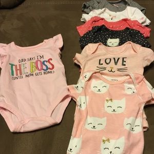 🎁 5/$25❗️SEVEN❗️Carter’s Girls Onesies Bundle